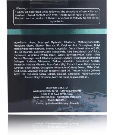 Sea of Spa Organic Collagen Day Cream for Dry/Very Dry Skin - Buy Online on GoSupps.com