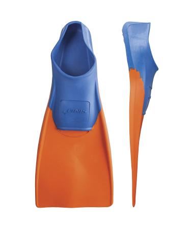 FINIS Long Floating Fins for Swimming and Snorkeling  Check Size Chart for Correct Sizing XXS (Jr. 11-1) Blue / Orange
