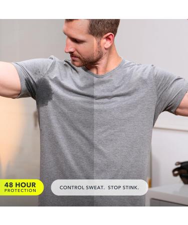 SweatBlock AM Deodorant Antiperspirant - Daily Protection for Men & Women | Coastal Fresh 2.7oz Stick (2 Pack) - Buy Online on GoSupps.com