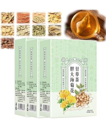 Sterculia Lychnophora Chrysanthemum Tea Lung Tea Nourishing Lung Tea China Chrysanthemum Green Tea Tea Bags Chinese Lung Tea For All People Reduce Stress Improve Sleep (2BOX) - Buy Online on GoSupps.com