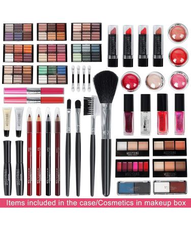 FantasyDay All-in-one Makeup Set Gift Surprise | Full Makeup Kit for Women Multipurpose Essential Starter Bundle Include Eyeshadow Palette Lipstick Blush Concealer Face Powder Eyeliner Mascara Brush - Buy Online on GoSupps.com
