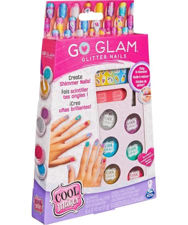 GO Glam Glitter Nails DIY Kit - 5 Manicures for Kids 8+ | Cool Maker - Buy Online on GoSupps.com