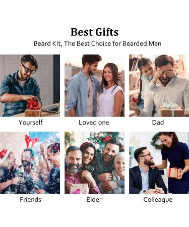 Jurgen K Beard Grooming Kit for Men - Beard Oil, Balm, Brush, and Comb Set - Buy Online on GoSupps.com