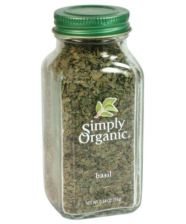 Simply Organic Basil 0.54oz: Certified Organic, Premium Quality - Buy Online on GoSupps.com