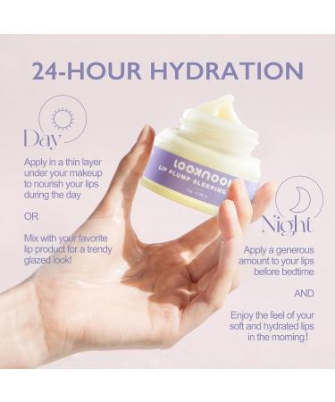 Overnight Lip Mask - Collagen Treatment for Dry Cracked Lips | Moisturizing Balm with Shea Butter & Ceramide - Buy Online on GoSupps.com