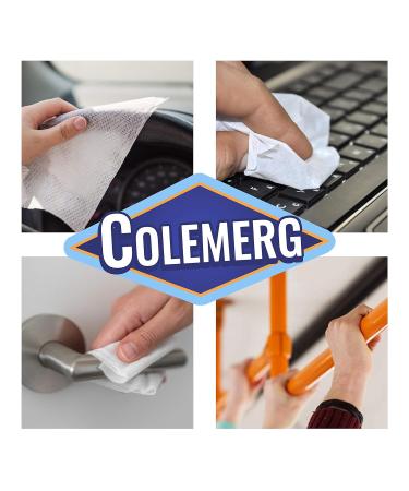 Colemerg Cleansing Hand Wipes - 100 Count, Pack of 12 | Everyday & Travel Friendly - Buy Online on GoSupps.com