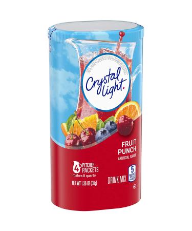 Crystal Light Sugar-Free Fruit Punch Drink Mix - 48 Count Packets | Low Calories & Delicious Flavor! - Buy Online on GoSupps.com