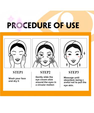 2PCS Turmeric Eye Cream StickEye Balm Stick Hydrating For Puffiness And Bags ReducesTurmeric Eye Cream For Eyebags And Reduces Fine Lines - Buy Online on GoSupps.com