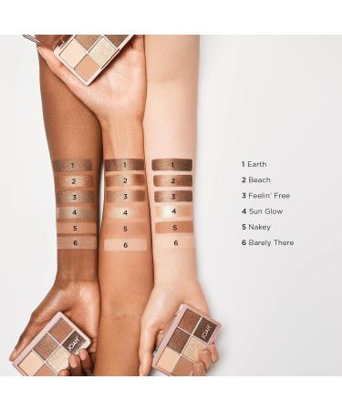 JOAH Eyeshadow Palette - Escapades | 6 Richly Pigmented Shades | Long Lasting Matte & Shimmer Eye Makeup | Korean Beauty Nudist Colony - Buy Online on GoSupps.com