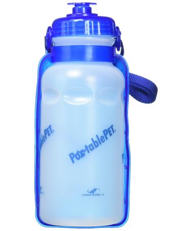 PortablePet Portabottle 2 Pack, Blue, 3"x3"x8"