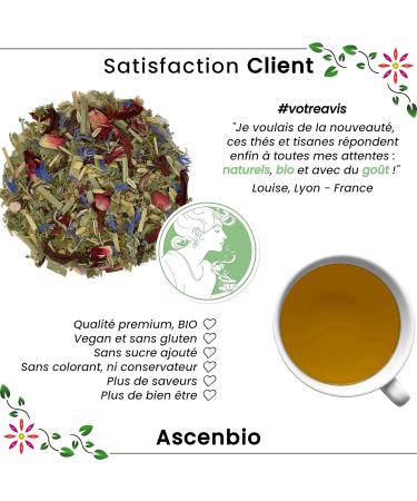 Ascenbio - Organic Infusion 180 g Loose Prepared and packaged in France Biodegradable Packaging - Buy Online on GoSupps.com