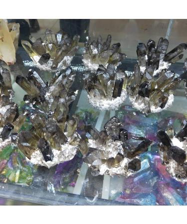 Crystal Rough Specimen Healed 1pcs 300-400g Natural Smoky Quartz Quartz Cluster Crystal Clear Quartz Point Specimen Decor Collection As a Gift - Buy Online on GoSupps.com