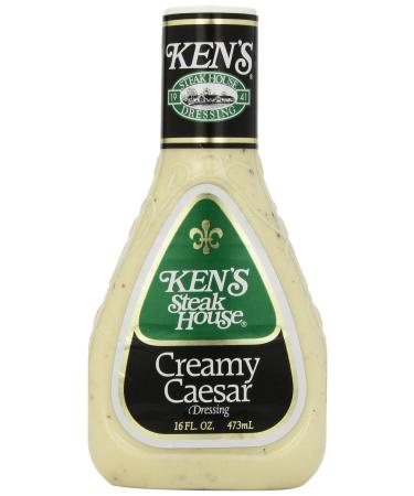 Ken's Foods Creamy Ceasar Salad Dressing, 16 Fl Oz 16 Fl Oz (Pack of 1)