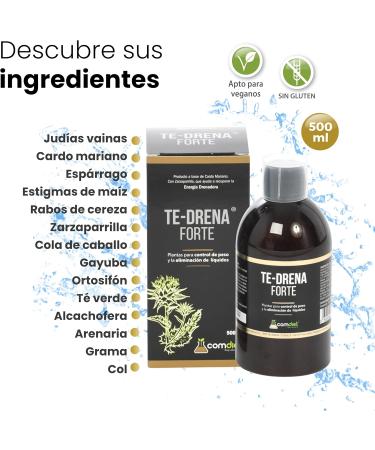 Comdiet Te Drena Forte 500 ml 1 piece 100 g nl_BE - Buy Online on GoSupps.com