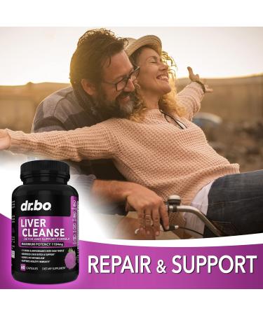 Kidney Liver Cleanse Detox Support Supplement - Herbal Cranberry & Milk Thistle Capsules for Urinary Health - Buy Online on GoSupps.com