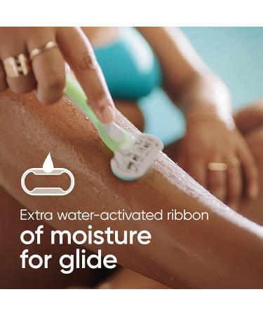 Gillette Venus Extra Smooth Green Disposable Women's Razors - 2 Pack - Buy Online on GoSupps.com