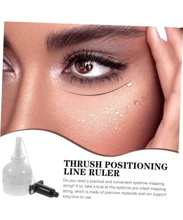 FOMIYES Eyebrow Line 5pcs string M Drawing Tool Eyebrow Linem Positioning Mapping White Ink Brow Bottled Makeup Eyebrow Ruler - Buy Online on GoSupps.com