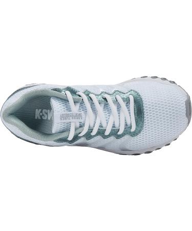 K-Swiss Women's Tubes 200 Training Shoe 7.5 White/Silver/Blue Panther - Stylish and Functional Training Shoe for Women - Buy Online on GoSupps.com
