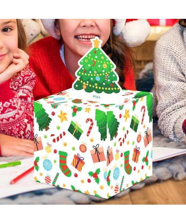 Christmas Cash Pull Box Paper Holiday Currency Holder Box | with 30 Bags Candy Box Holiday Cash Pull Package Box for Loved Person White - Buy Online on GoSupps.com