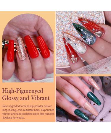 Aikker 27 Pcs Dip Powder Nail Kit Starter | 20 Nude White French Nail Art Colours | Clear Dipping Powder System | Spring Essential Liquid Set with Base & Top Coat | Manicure AK50 - Buy Online on GoSupps.com
