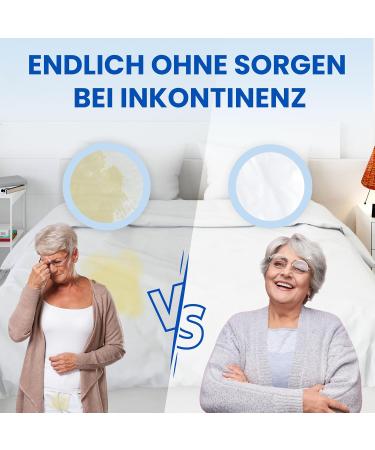 KERA Suction Incontinence Bed Pad - 30 Disposable Medical Pads 60x60cm | Waterproof & Comfort Cotton Feel | 1200ml Absorbency - Buy Online on GoSupps.com
