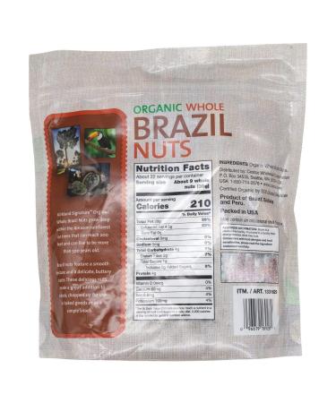 Kirkland Signature Organic Whole Brazil Nuts 1.5 lbs - Premium Quality Organic Nuts - Buy Online on GoSupps.com