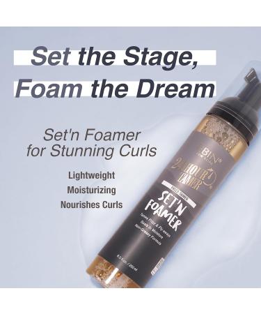 EBIN NEW YORK 24 Hour Tamer Set'n Foamer Frizz-Tamer 8.5oz/ 250ml - Tames Frizz & Fly-aways Provides Moisture Non Greasy Formula with Lightweight Texture Soft Finish and Enhance Shine 8.5 Fl Oz (Pack of 1) Frizz-Tamer - Buy Online on GoSupps.com