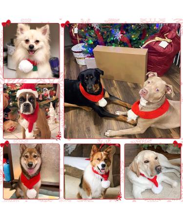Naler Dog Christmas Scarf - Festive Red Dog Costume for Small Pets - Perfect Holiday Outfit for Dogs - Buy Online on GoSupps.com