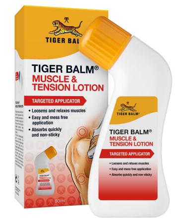 Tiger Balm Tiger Balm Muscle and Tension Lotion with Targeted Applicator 80ml