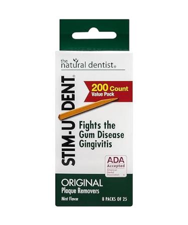 Stim-U-Dent Dental Picks Mint - Original Mint - 200 Count - Pack of 6 - Buy Online on GoSupps.com