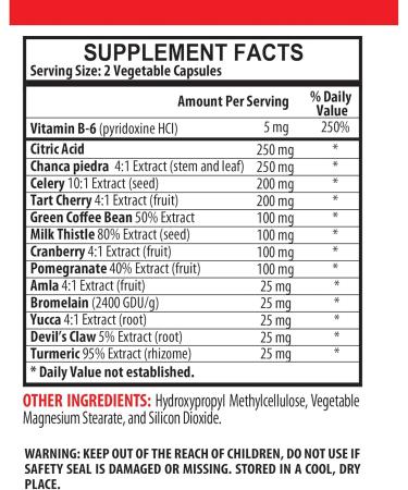 Green Coffee Bean for Uric Acid Benefits - URIC ACID FORMULA - Uric Acid Formula with Tart Cherry Cranberry Uric Acid Benefits Uric Acid Support Supplement Milk Thistle for Uric Acid - 1Bot 60 Caps - Buy Online on GoSupps.com