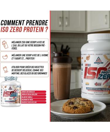Premium Iso Zero | Prot ine de lactos rum | Aide augmenter votre masse musculaire | Faible en glucides | 0% Sucres (2 kg Vanille) Vanille 2 kg - Buy Online on GoSupps.com