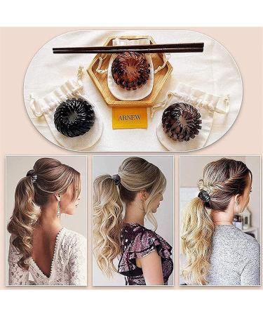 Voarge Vintage Bird Nest Hair Clips - 3-Piece Set for Women | Big Hair Gripper Accessories for Styling - Buy Online on GoSupps.com