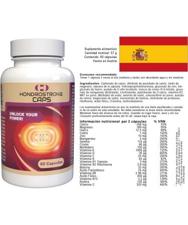 Hondrostrong Caps - 60 ED24 Capsules - Buy Online on GoSupps.com