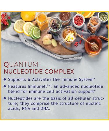 Quantum Nucleotide Complex - Plant-Based Immune Support Capsules | Vegan Energy Boost | 90 Caps - Buy Online on GoSupps.com