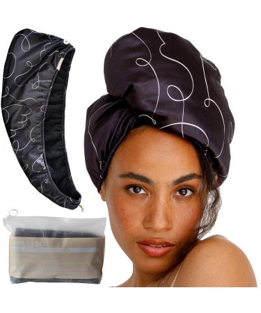 SMPL objects Microfiber towel for women Black