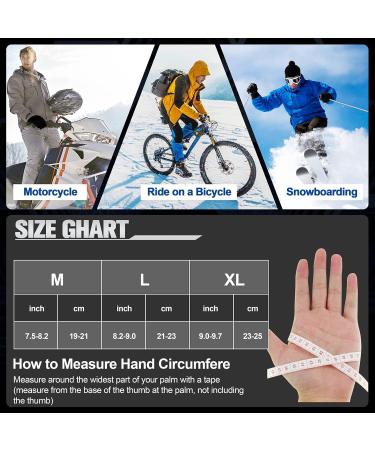 Waterproof Winter Gloves | Touchscreen Ski & Bicycle Gloves for Men & Women - Perfect for Riding Running Hiking & Cycling - Buy Online on GoSupps.com