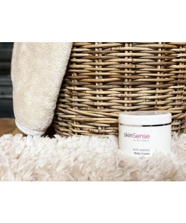 SkinSense's Anti-Ageing Toning Body Cream 400ml Toning Body Butter Hydrating Cream for Dry Skin Firming Body Lotion for Mature Skin Skin Firming Body Butter - Buy Online on GoSupps.com