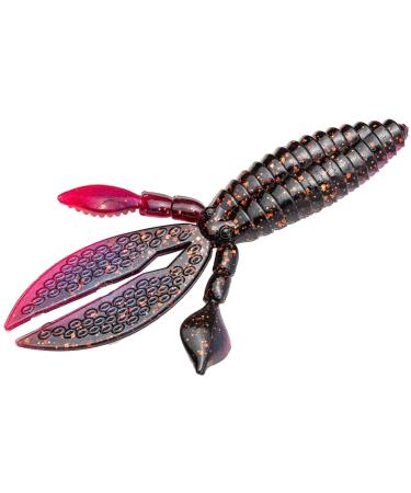 Strike King (RO4-809) Rodent 4 Fishing Lure 809 - Tequila Sunrise with Orange Flake 4" Enhanced with Real Coffee Bean granules and Coffee Bean Oil