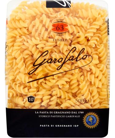 Garofalo Garofalo Dry Pasta Fusilli - Pack of 4 packs of 500 g