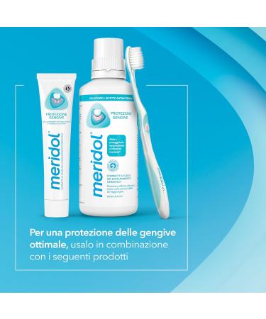 Compra Meridol Spazzolino Protezione Gengive - Setole Morbide Manico Ergonomico per Pulizia Delicata | Spedizione Internazionale - Buy Online on GoSupps.com