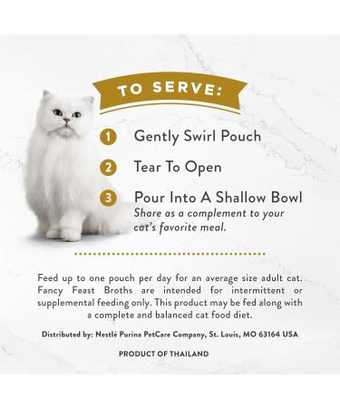Purina Fancy Feast Grain Free Tuna Broths - 16 Pouches - Buy Online on GoSupps.com