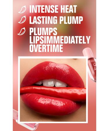 Intense Heat Plumping Lip Gloss with Chili Extract | Juicy & Full Lips | 30% Plumper Look | Glossy Shine | Mirror Finish  - Buy Online on GoSupps.com