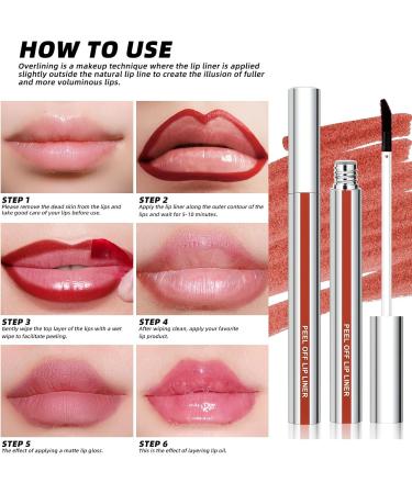 PCC PTYXIS Lipliner Peel Off Lipliner the surface is glossy longlasting peeloff lip liner waterproof and kissproof moisturizing lip color 1 3 g 1 3 g 1er Pack - Buy Online on GoSupps.com