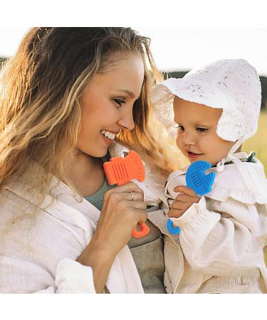 TYRY.HU BPA Free Silicone Teething Toys - Baby Toothbrush Teether Chew Toy Set for Newborns - 4pcs (C) - Buy Online on GoSupps.com