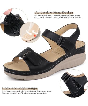 Buy Ortho+rest Women's Comfortable Walking Sandals | Orthotic Arch Support | Stylish Black Dress Sandals - Perfect for All-Day Comfort - Buy Online on GoSupps.com
