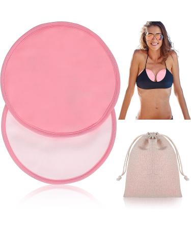 Buy Gleavi Pads: Reusable Castor Oil Breastpack & Inserts - 2 Pink + Storage Bag for Breastfeeding - Buy Online on GoSupps.com