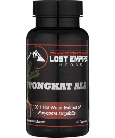 Buy Tongkat Ali Capsules (Eurycoma longifolia) - 100:1 Water Soluble Extract | Lost Empire Herbs - Premium International Shipping - Buy Online on GoSupps.com