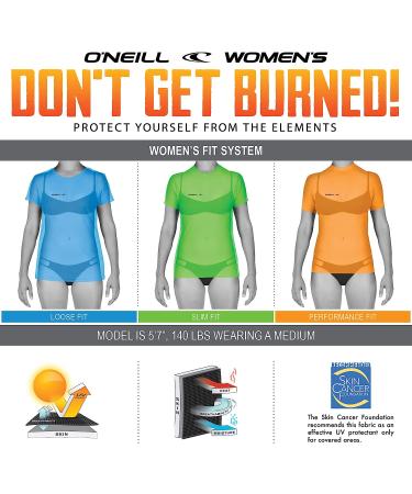 O'Neill Women's Blueprint Long Sleeve Full Zip Sun Hoodie - Overcast, Medium - Buy Online on GoSupps.com