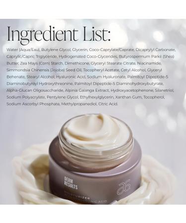 DermResults Advanced Face Moisturizer with Hyaluronic Acid Hydrating Facial Cream for Dry Skin Anti-Aging Daily Facial Moisturizer for Women & Men - 1.7 oz (50 ml) - Buy Online on GoSupps.com